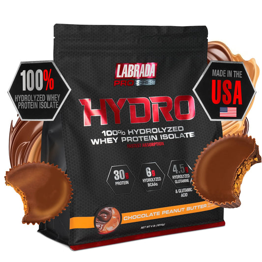 Labrada Hydro Whey 100% Hydrolyzed Isolate 4lbs (45 serving)