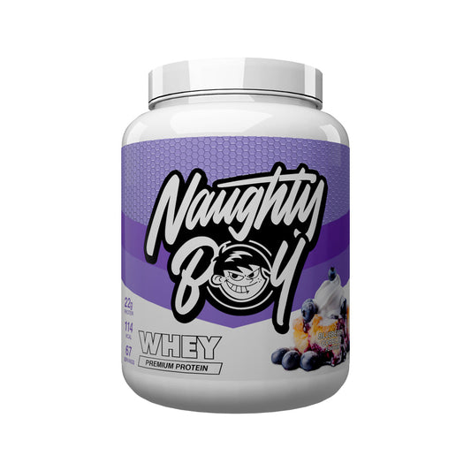 Naughty Boy Advanced Whey 2010g vị Blueberry Cobbler - 21g đạm mỗi muỗng 30g