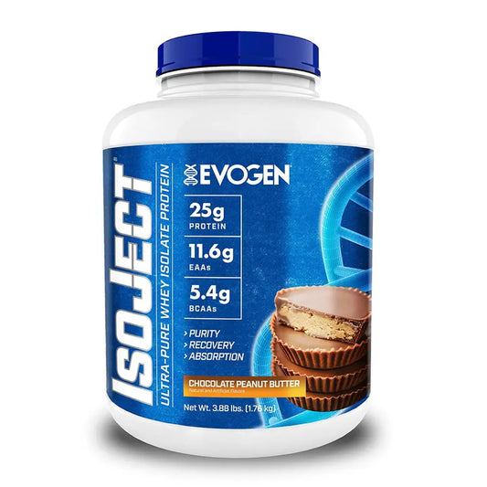 Evogen IsoJect Ultra-Pure Whey Isolate Protein, 4 Lbs (55 Servings)