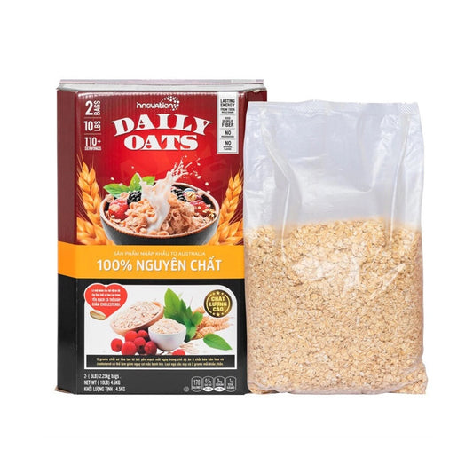 Yến Mạch Innovation Daily Oats Nguyên Chất, 10 Lbs (4.5 Kg)