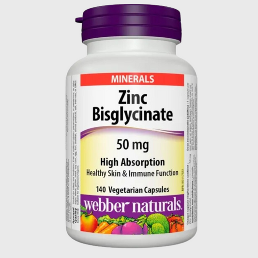 Webber Naturals Bisglycinate Zinc 50mg (140 viên)