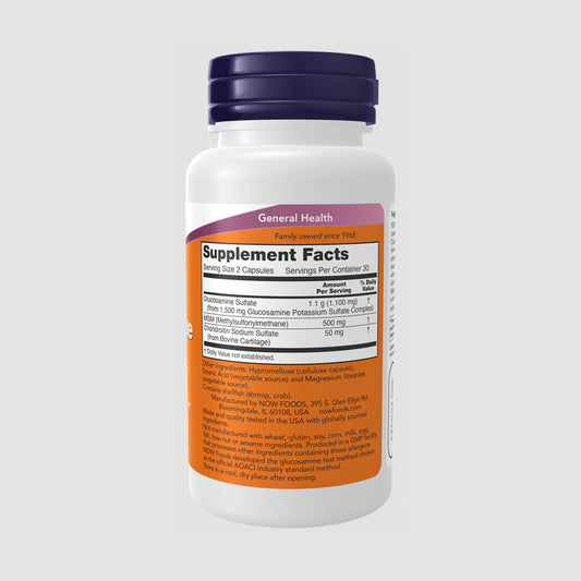 Now Glucosamine with MSM, 60 viên