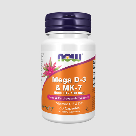 Now Mega D-3 & MK-7, 60 viên
