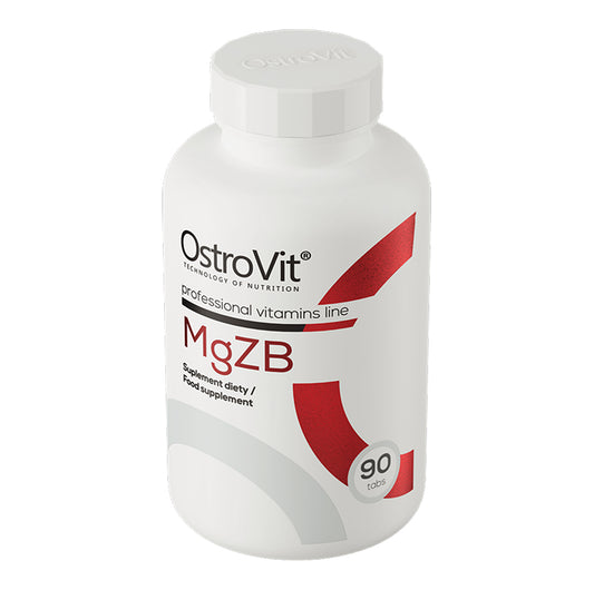 Ostrovit MgZB supplement bottle on a white background