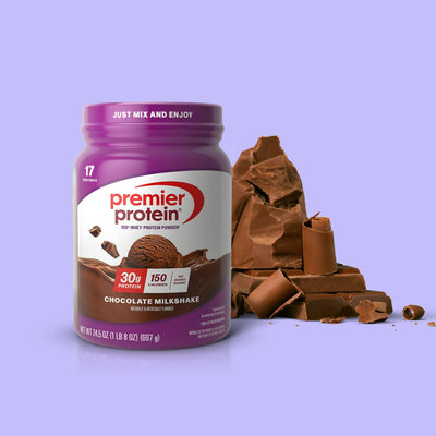 Premier Protein Blend 680g vị Chocolate Milkshake - 30g đạm whey, 150 calo, 1g đường
