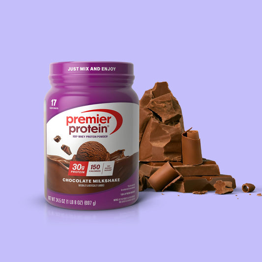 Premier Protein Blend 680g vị Chocolate Milkshake - 30g đạm whey, 150 calo, 1g đường