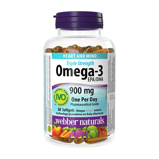 Webber Triple Strength Omega 3 900mg 120 vên
