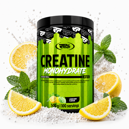 Real Pharm Creatine 500g vị Lemon Mint