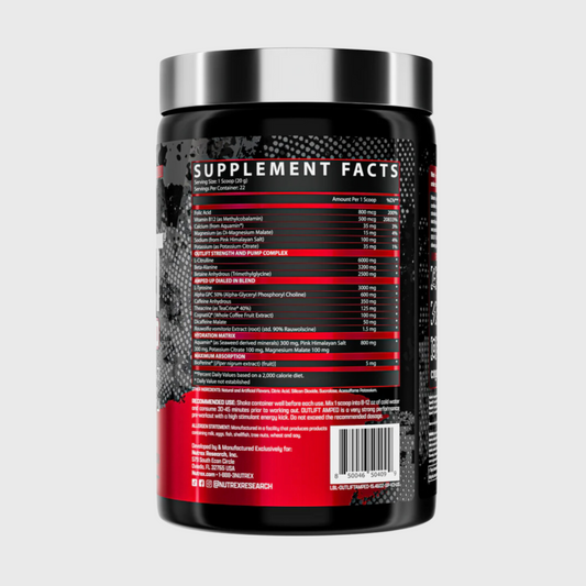 Nutrex Outlift Amped (22 lần dùng)