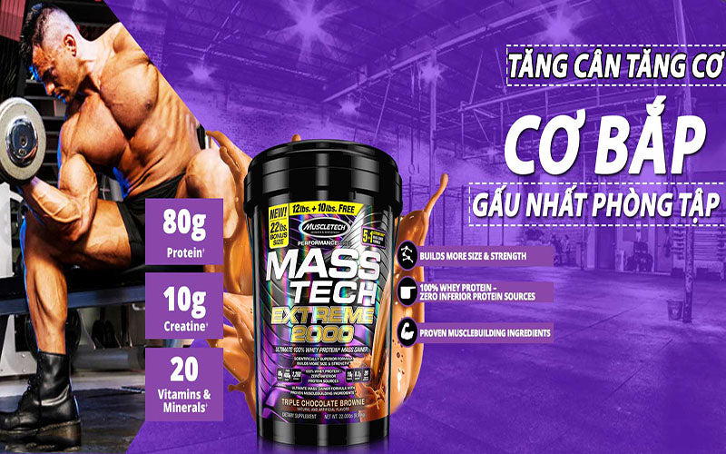 Có nên dùng Mass Tech Extreme 2000 hay không? — Thế Giới Whey