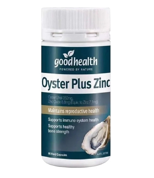 Tinh chất hàu Goodhealth Oyster Plus Zinc, 60 hard Capsules