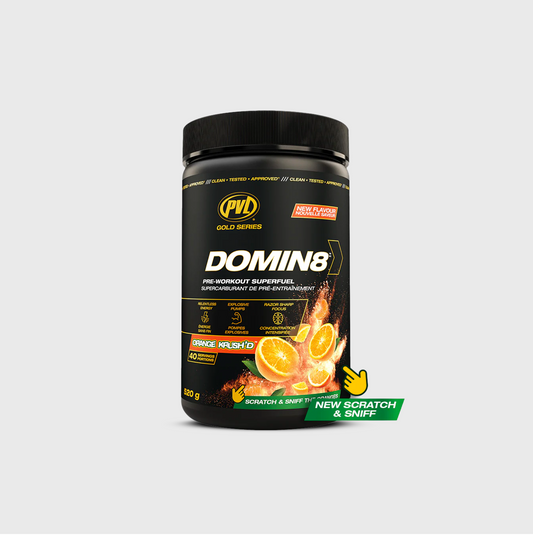 PVL Domin8 Pre-workout Superfuel, 520 Gams (40 Servings)