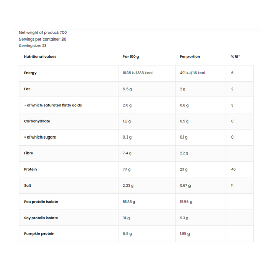 Vege Protein Blend 1.54lbs (700g)