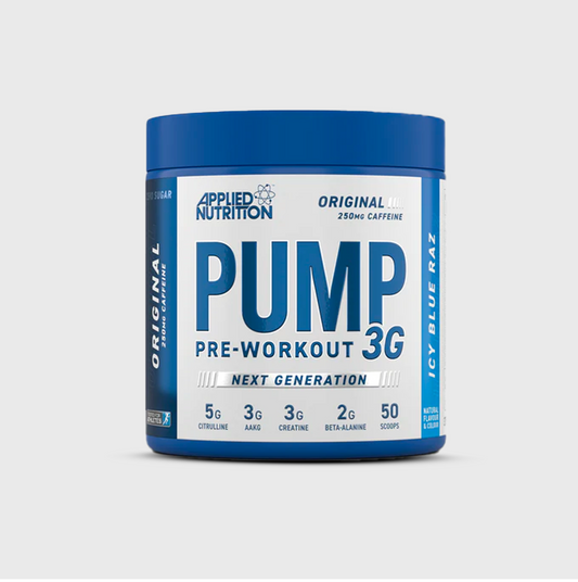 Applied PUMP 3G Pre-Workout | Caffein FREE, 50 Scoops