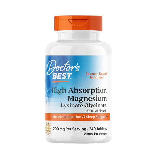 Supplement bottle labeled 'Doctor's Best' on a white background