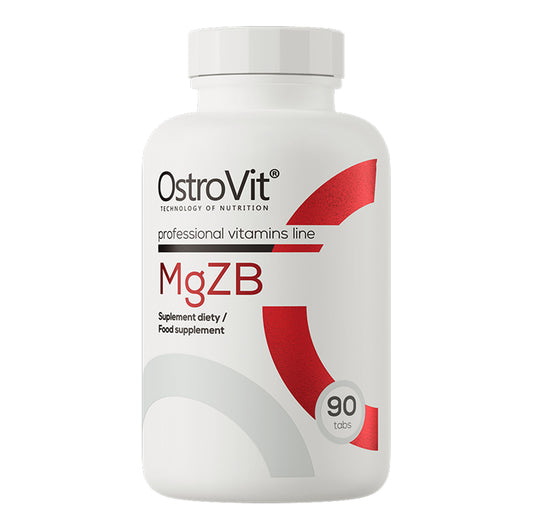 Ostrovit MgZB supplement bottle on a white background