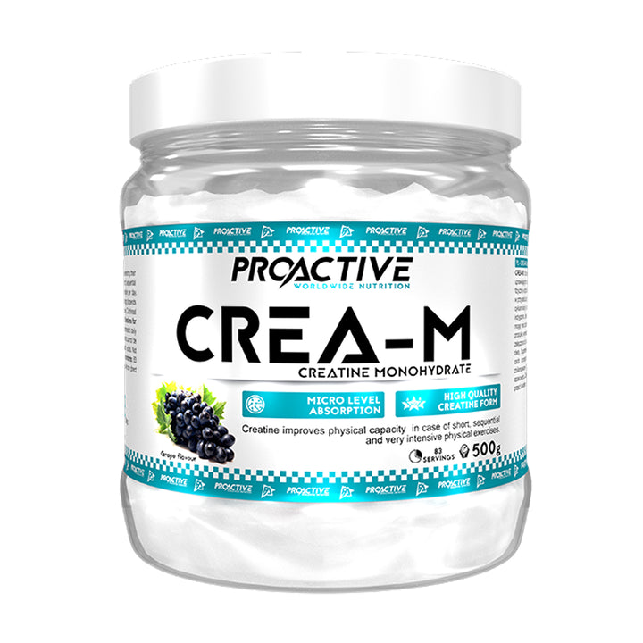 PROACITVE Creatine M, 500 g, 100 lần dùng– Thế Giới Whey