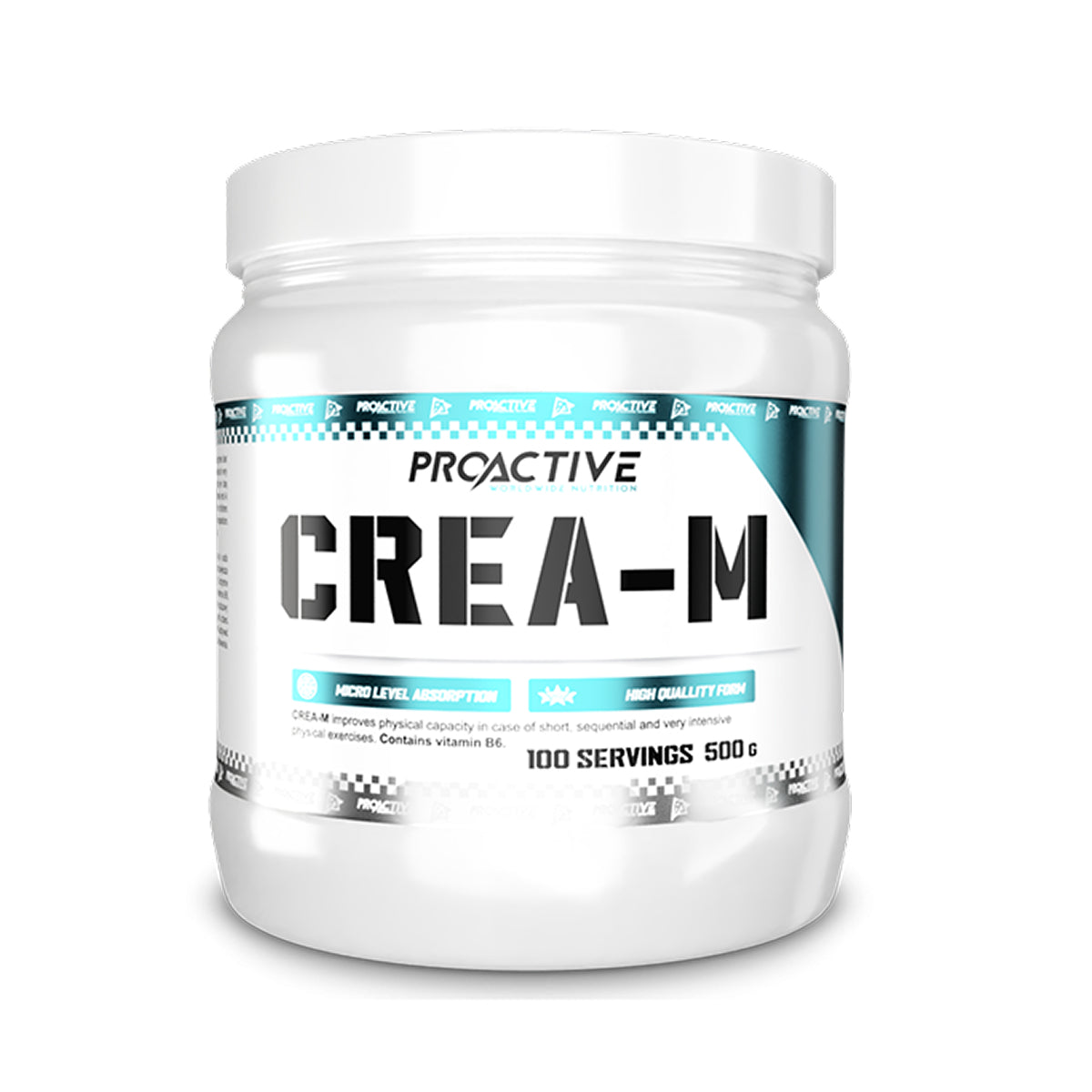 PROACITVE Creatine M, 500 g, 100 lần dùng– Thế Giới Whey