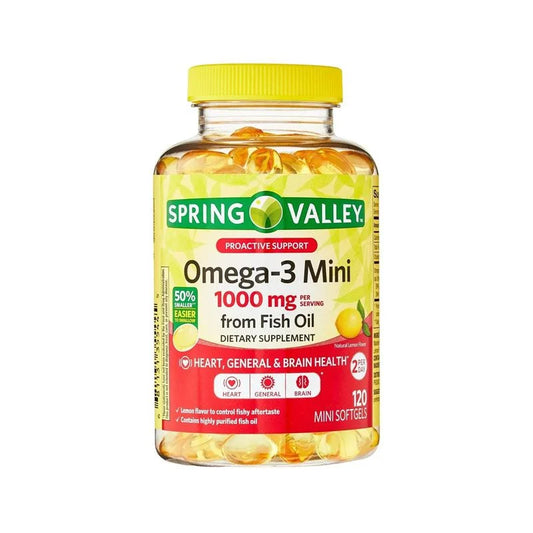 Spring Valley Omega 3 Fish Oil 1000mg 120 viên