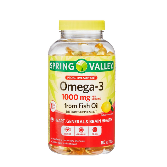 Spring Valley Omega 3 Fish Oil 1000mg 180 viên