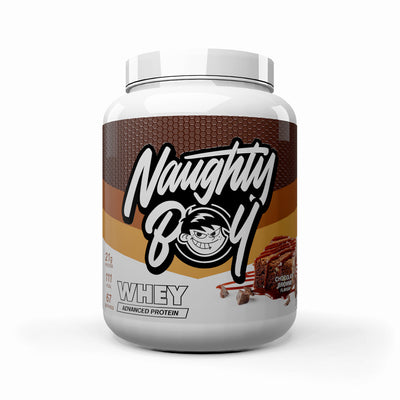 Naughty Boy Advanced Whey 2010g vị Chocolate Brownie - 21g đạm mỗi muỗng 30g