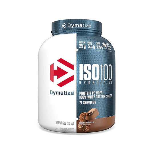 Dymatize ISO 100 5lbs vị Gourmet Chocolate — hũ 5 LB (2.3kg)