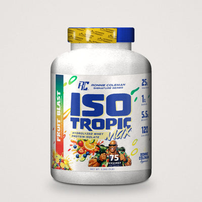 Ronnie Coleman Iso Tropic Max 5 Lbs vị Fruit Blast 75 servings