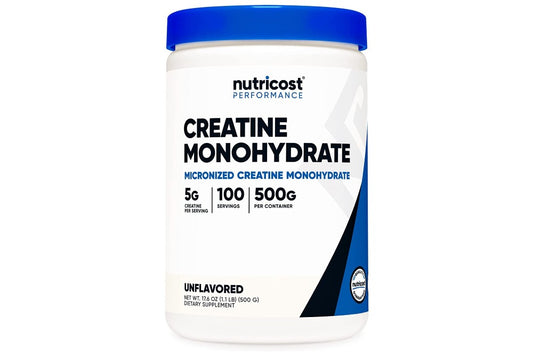 Nutricost Pure Creatine Monohydrate Powder Micronized, 500 Grams