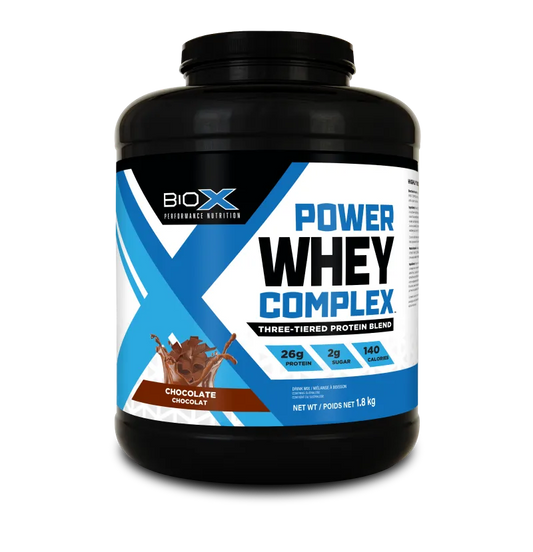 BioX Power Whey Complex 1.8kg vị Chocolate - 26g đạm ma trận Power Pro 3 tầng