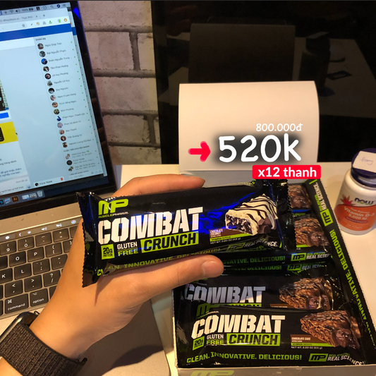 Combat Protein Bar, 12 thanh